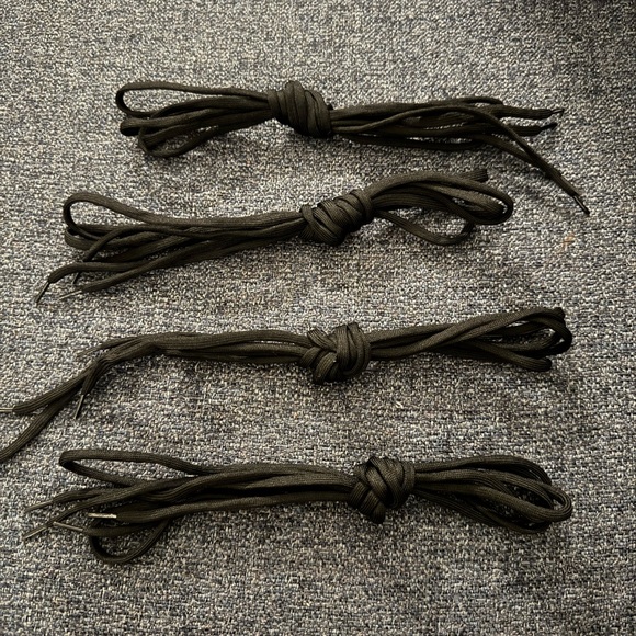 Unknown Accessories - 140cm Round, Black Shoestrings Boot Laces, 4 Pairs NWOT
